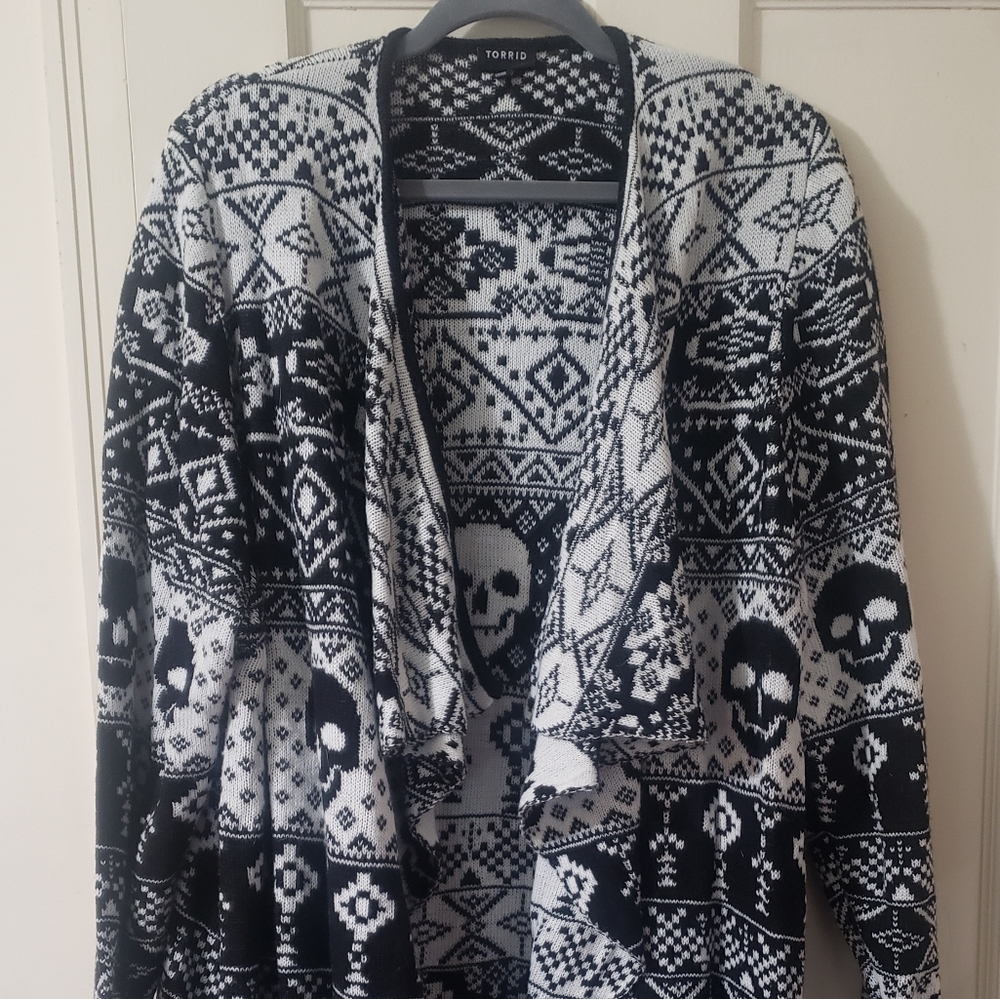 Torrid - Skull Cardigan